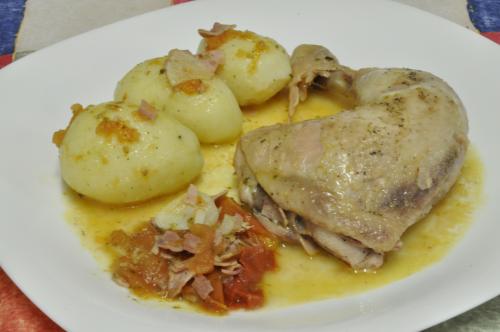 Kuře po Římsku v hrnci  – Snadné Itálie recept, zvládnete za 30 - 45 minut